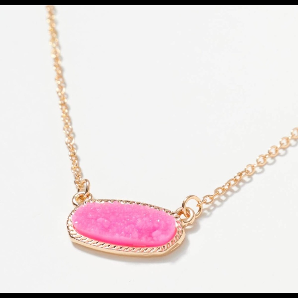 Druzy stone necklace 
16”
Lead compliant Nickle free